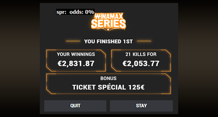 Ваня Vante17 оформил занос €2.831 за первое место, из которых €2.053 пришлись на 21 выбитого оппонента.