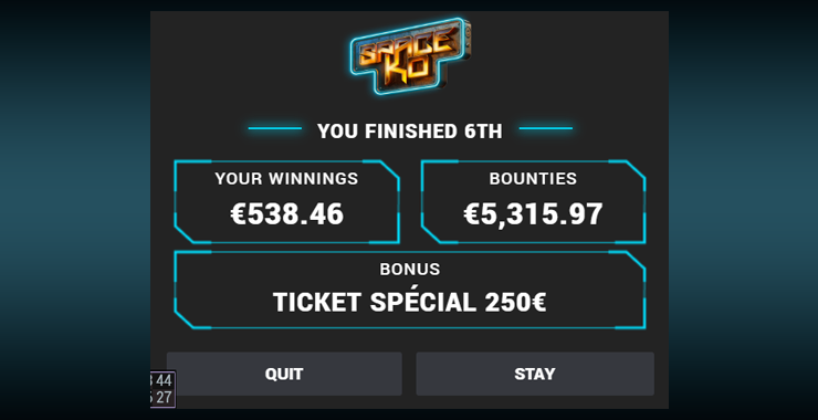 Ваня burmistrov выиграл €538.46 + €5.315 баунти.