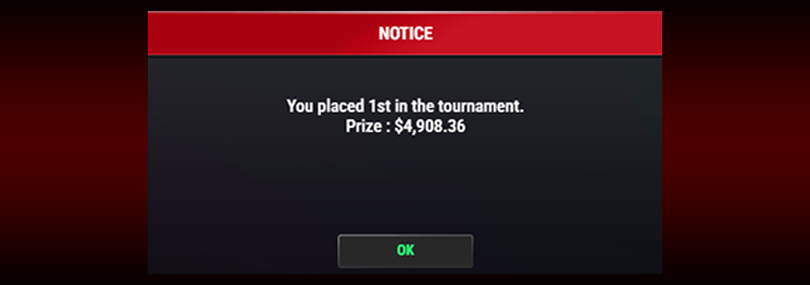 Сергей sergeybicycle занес $4.908 за первое место.