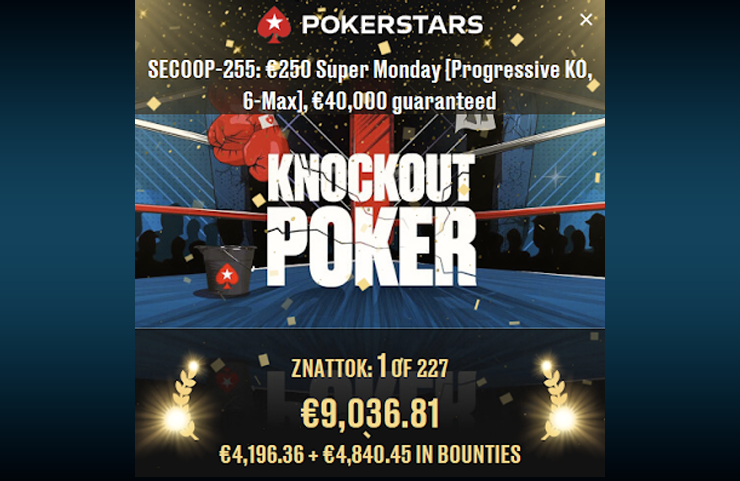 Влад Konvlo – €9к за первое место на PokerStars