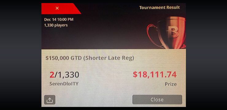 ​​Бакалавр Александр Mo3gOff - $18к за второе место на BetOnline.